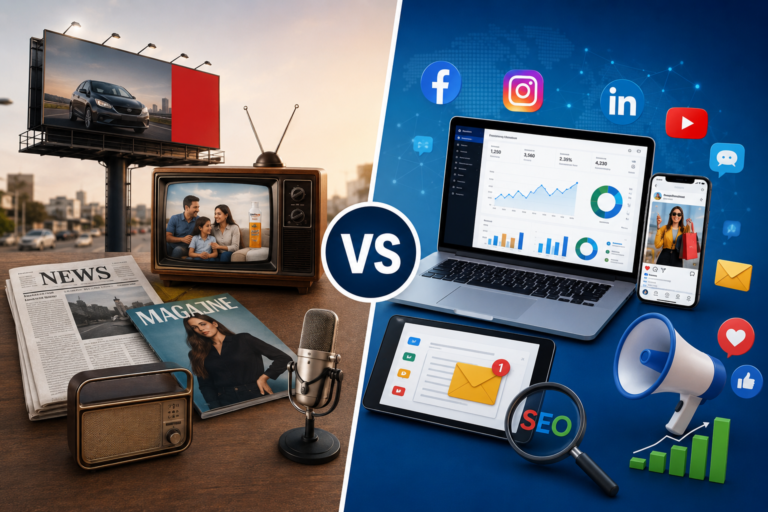 Traditional Marketing vs Digital Marketing: The Real Battle Every Business Faces